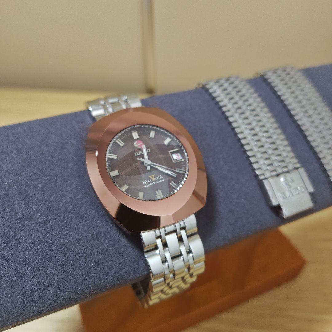 【3点セット】美品 【RADO 】稼働品 バルボア　ブレス　腕時計ケース