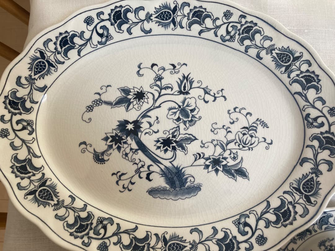 NITTO ニットー　ブルーオニオン　ティーカップ　ポット　セット