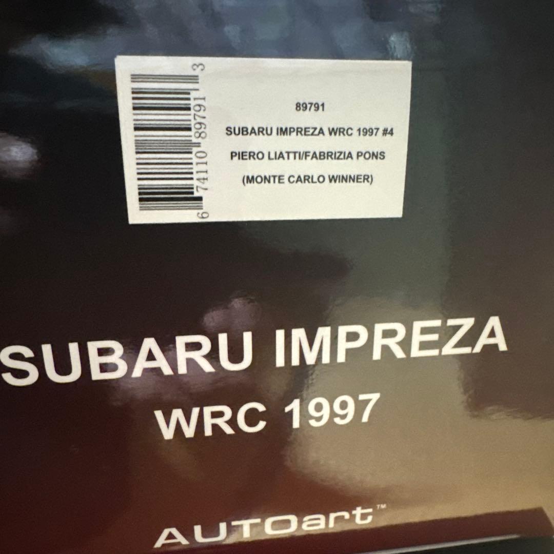 SUBARU Impreza WRC 1/43 ミニカー