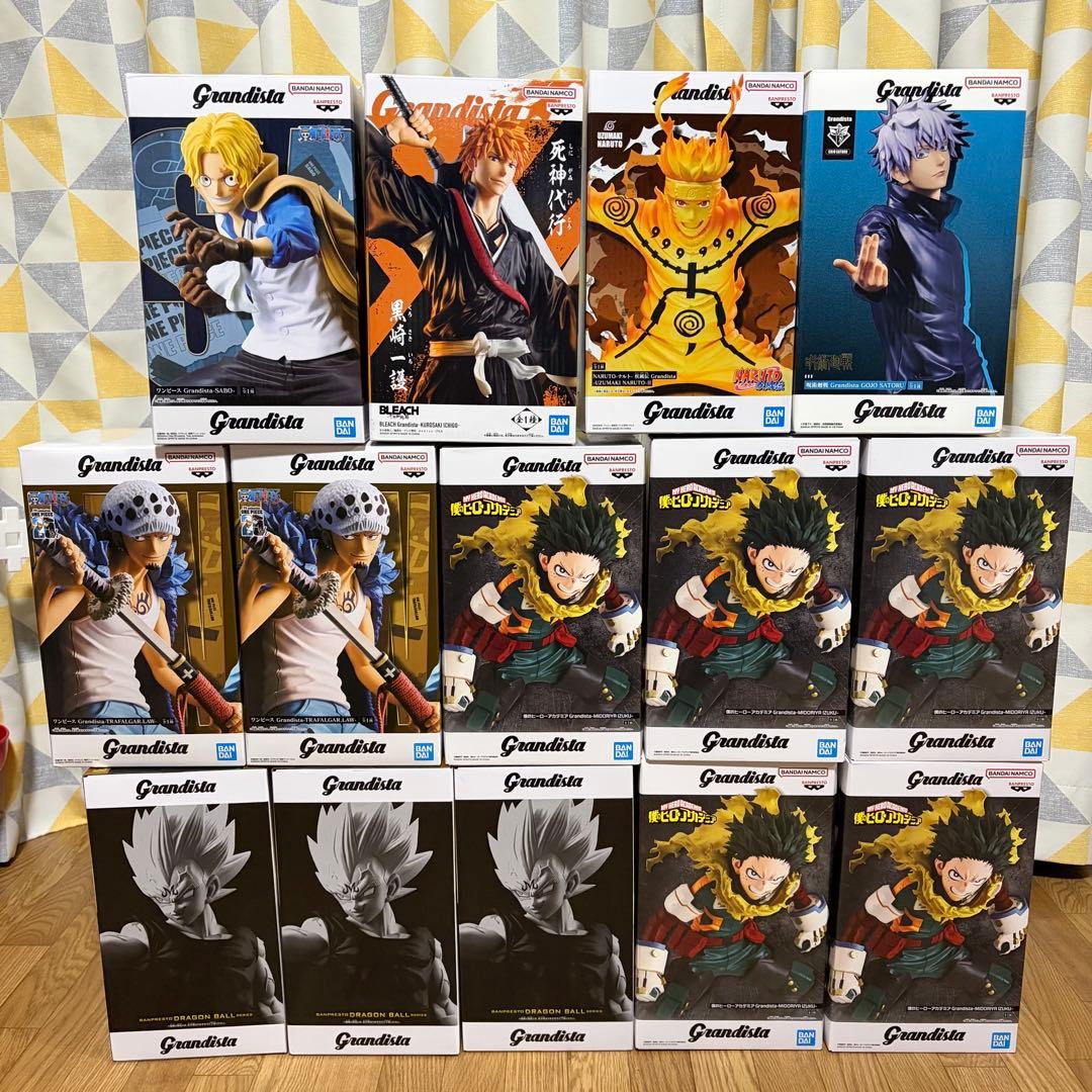 Grandista プライズフィギュア まとめ売り ワンピース ドラゴンボール