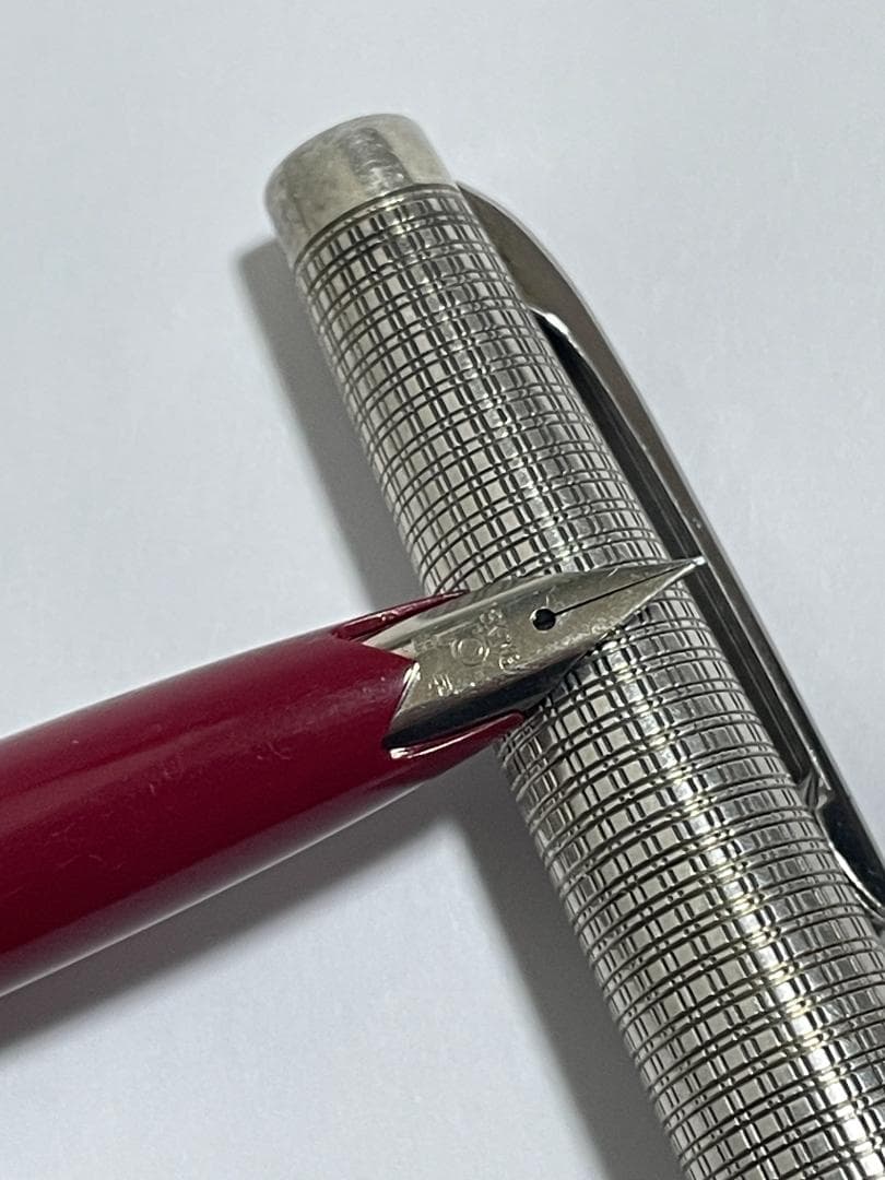 PLATINUM 万年筆 18K STERLINGSILVER vintage