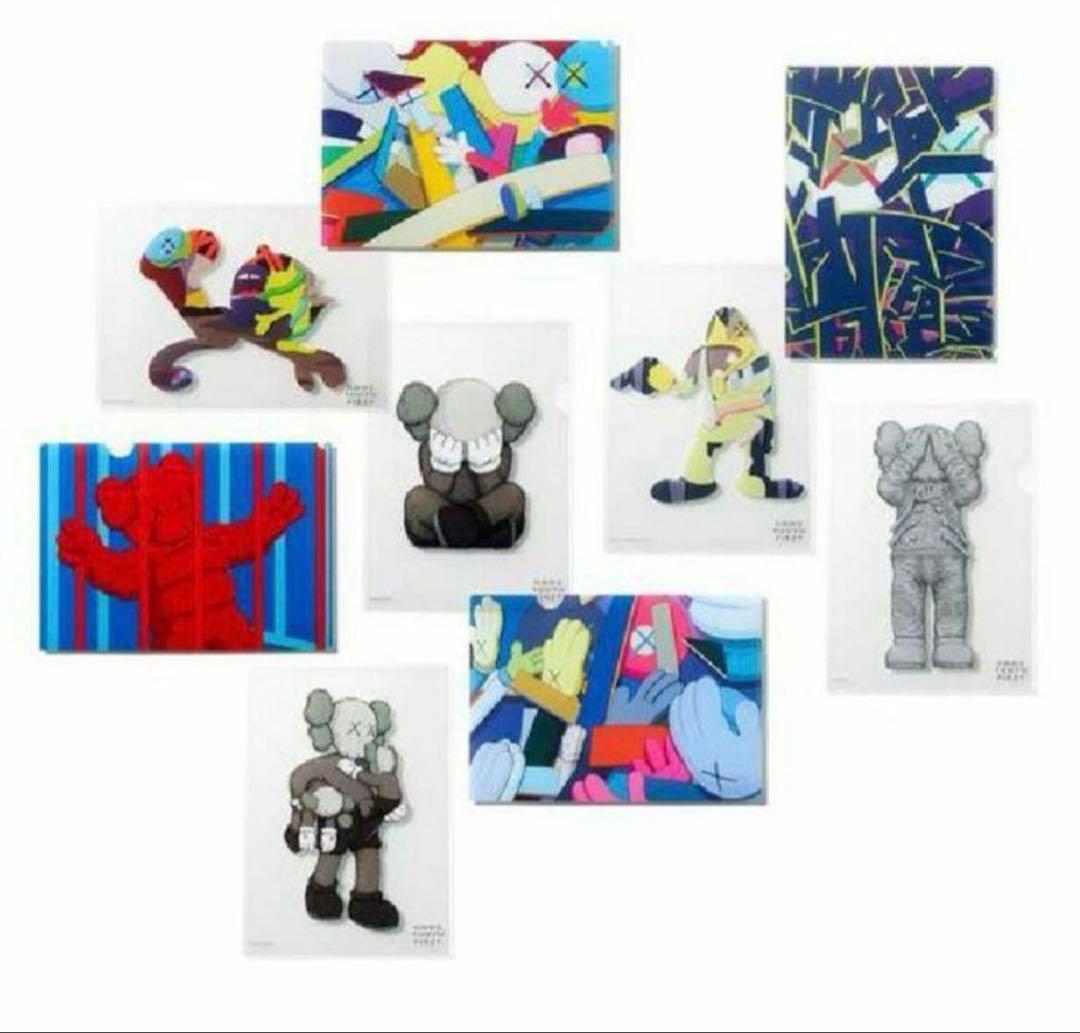 KAWS CLEAR FILE 9セット カウズ クリアファイル 9 セット