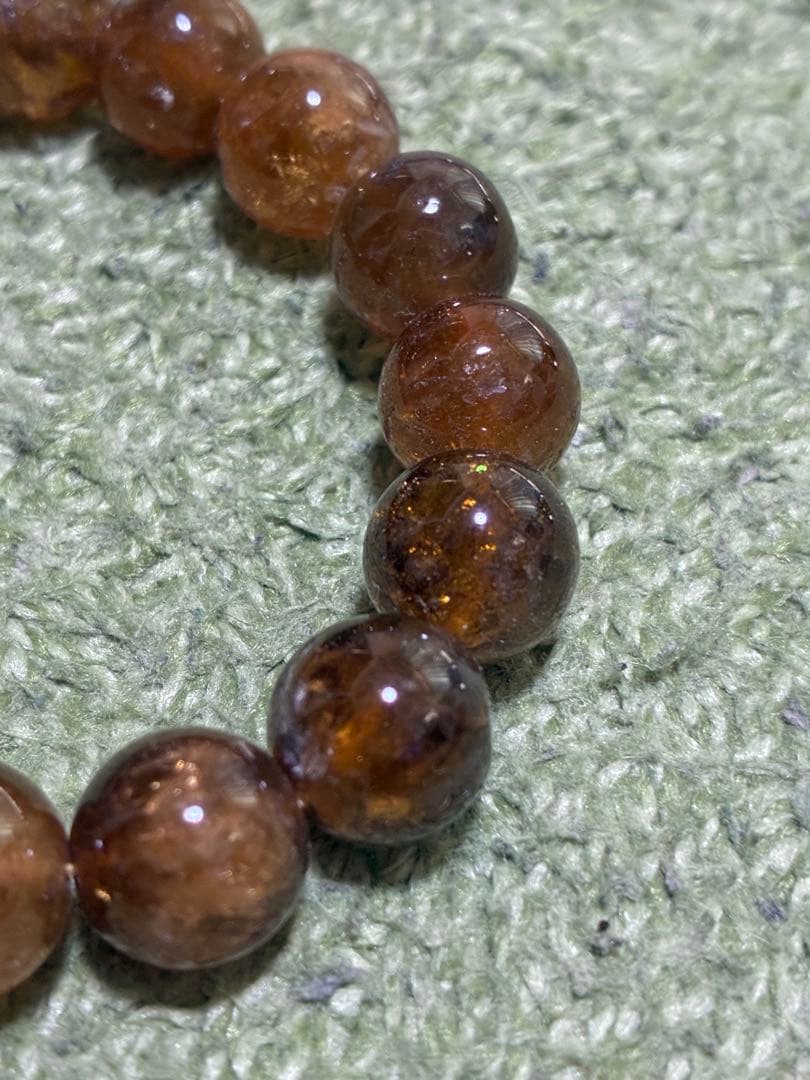 ネパール産トルマリン　ハニーカラーブレスレット