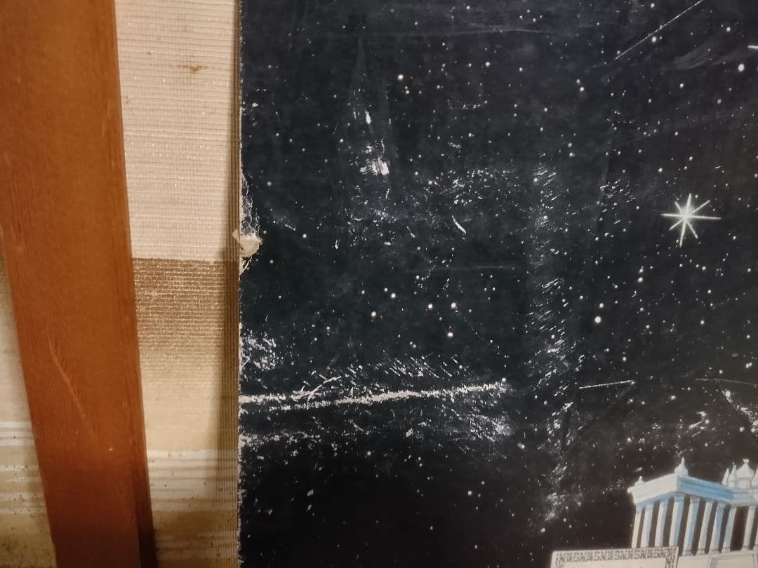 非売品　聖闘士星矢　12星座宮、黄金聖闘士3.Dコレクション！プラモデル台紙