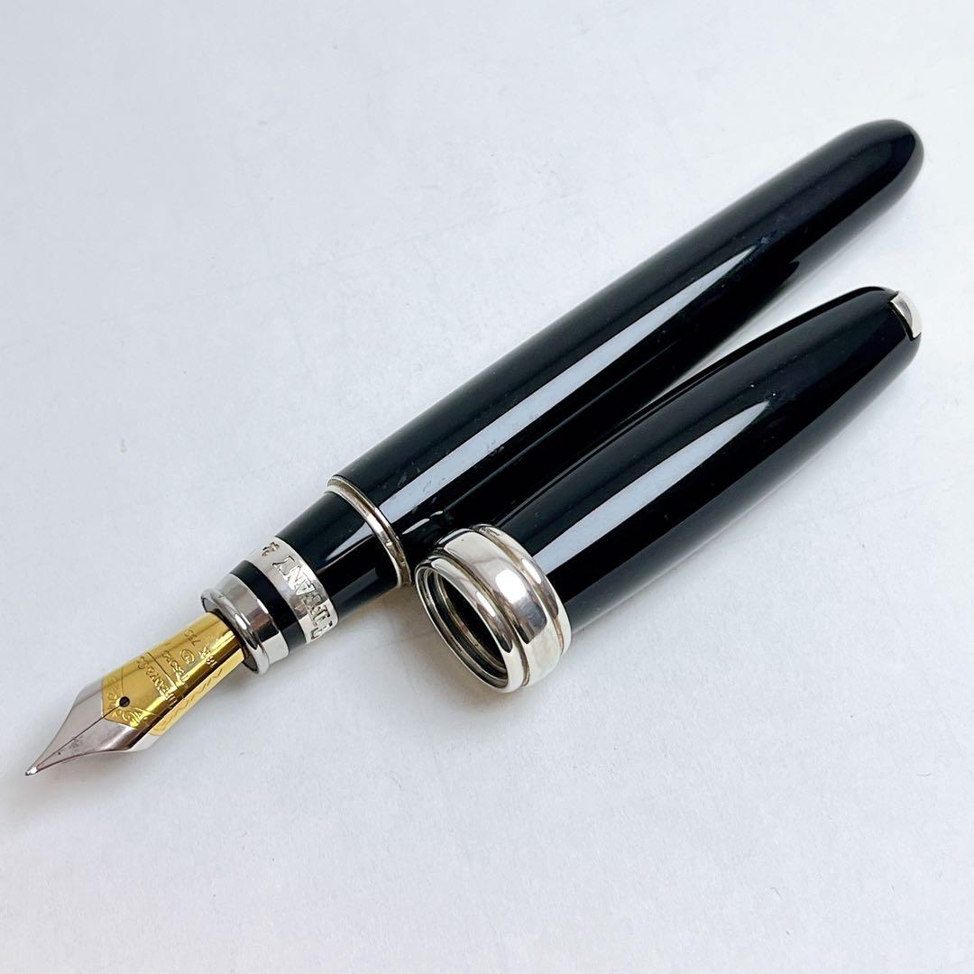 ティファニー　レジン　万年筆　925 ブラック　ペン先　750