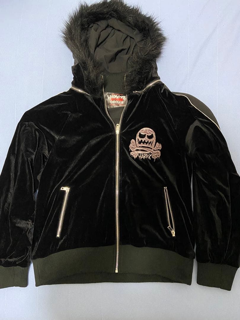 し*P様 ハードコアチョコレート　ベロアジャン　メルティングスカル　サイズXL