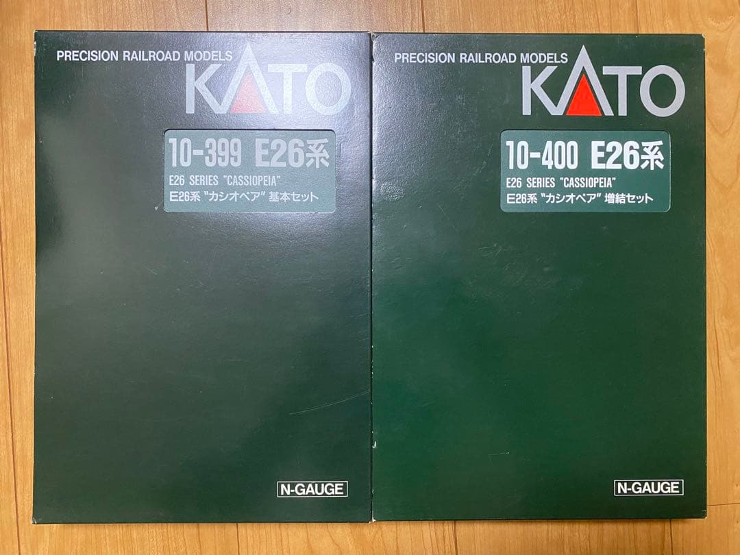 全車純正室内灯付き！　KATO 10-399 / 10-400 カシオペア