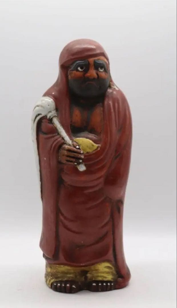 時代　九谷　焼達磨　置物　送料込み250826