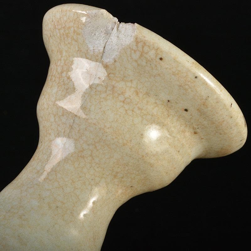 朝鮮美術　李朝　高麗白磁　染付　碗口瓶　V　R7489F