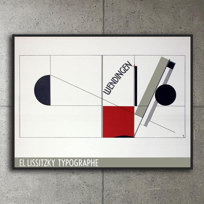 額装済/Magazine Cover Design（エル リシツキー）