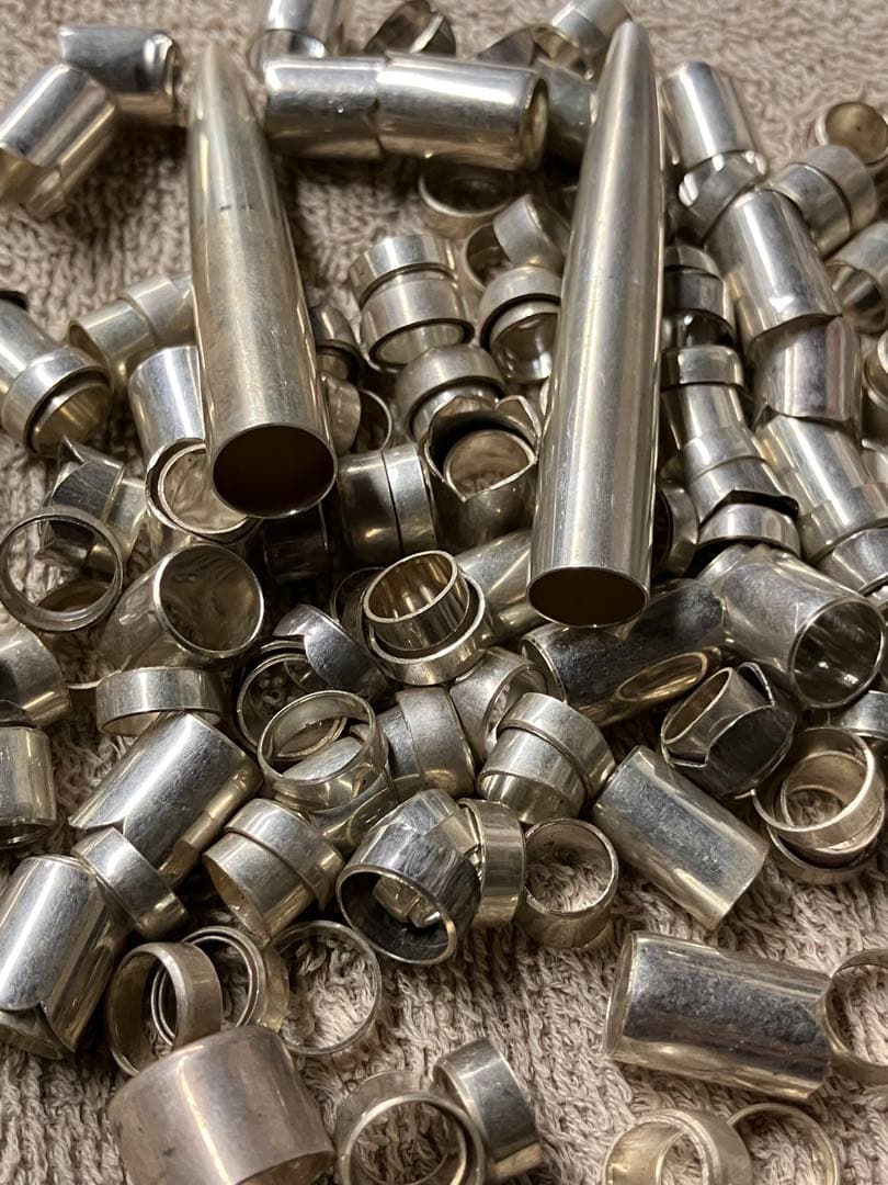 ほ*じ様 銀細工部品　シルバー925 工芸部品セット 101g 万年筆部品