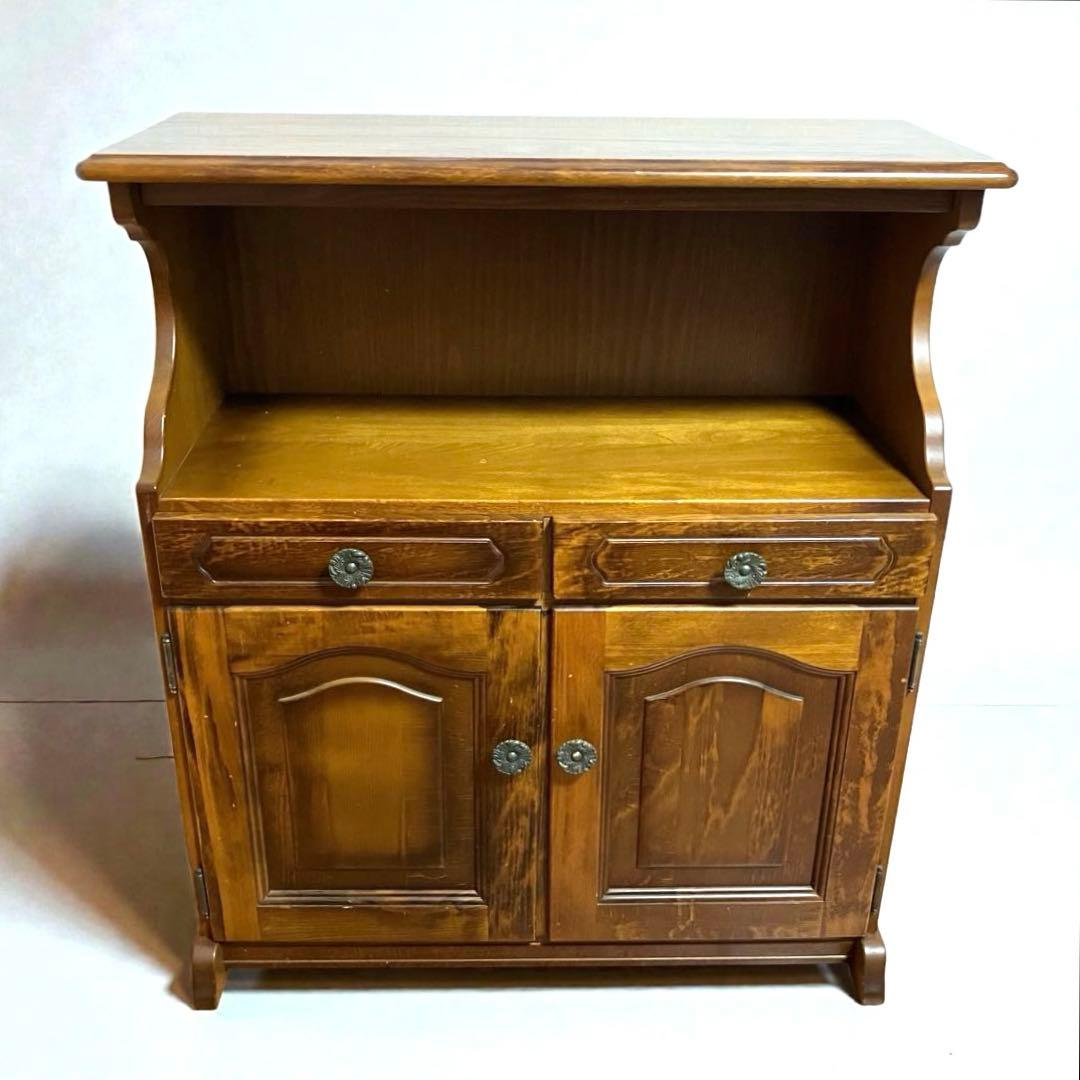 【希少】karimoku コロニアル　カリモク家具　電話台　高級家具