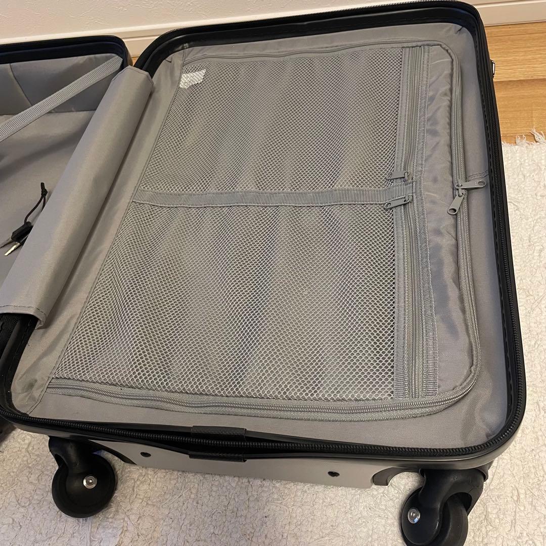【無印】バーを自由に調節できる　ハードキャリーケース　TSAロック（鍵2本）付き
