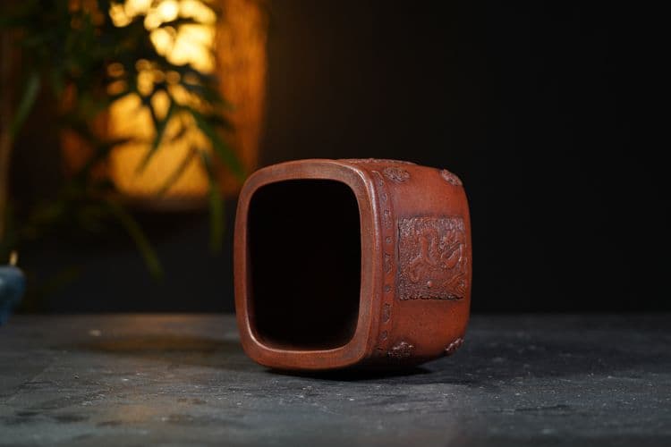 中国宜興 竜紋紫砂鉢 小花鉢 菖蒲盆栽 多肉植木鉢 小品盆栽鉢 大品盆栽鉢