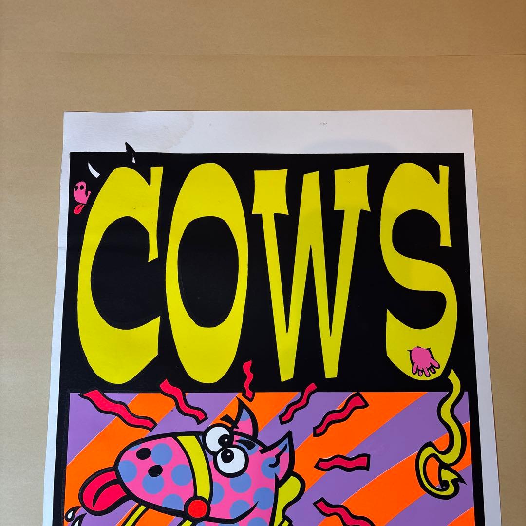 KOZIK COWS シルクスクリーンポスター