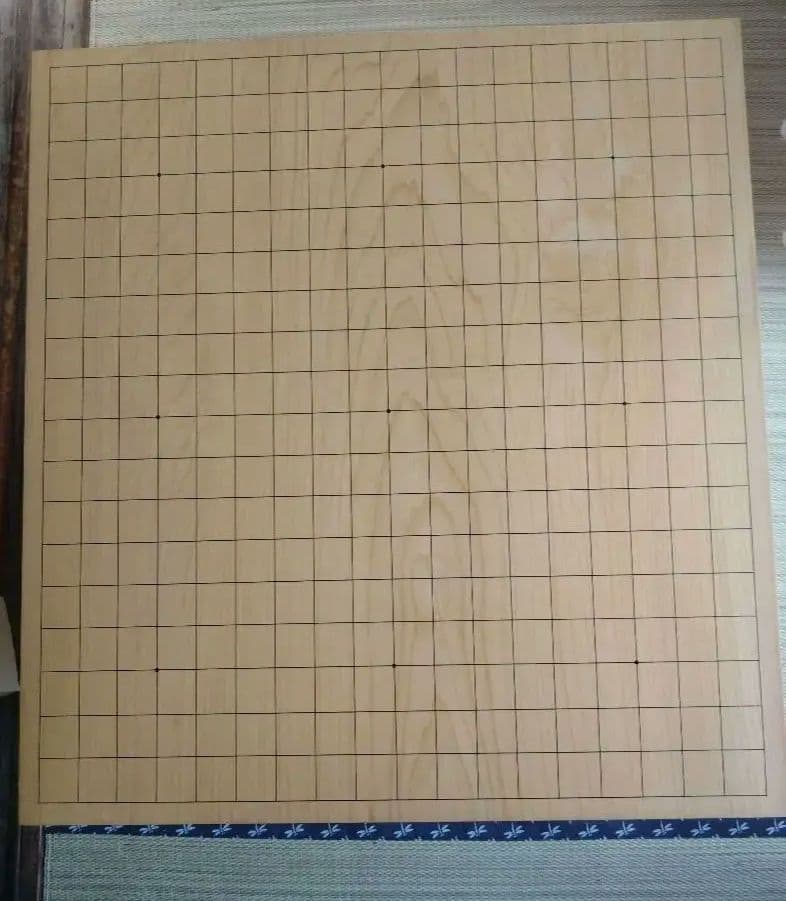 値下げ【囲碁】国産本榧　極厚　8寸碁盤＋本蛤、那智黒28号付き