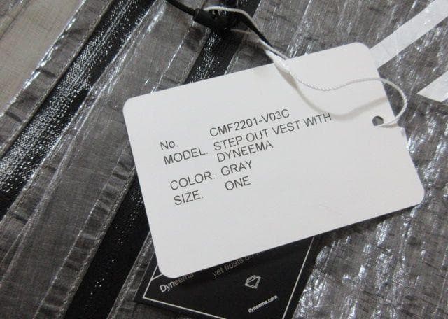 COMFY OUTDOOR GARMENT コムフィ DYNEEMA ベスト