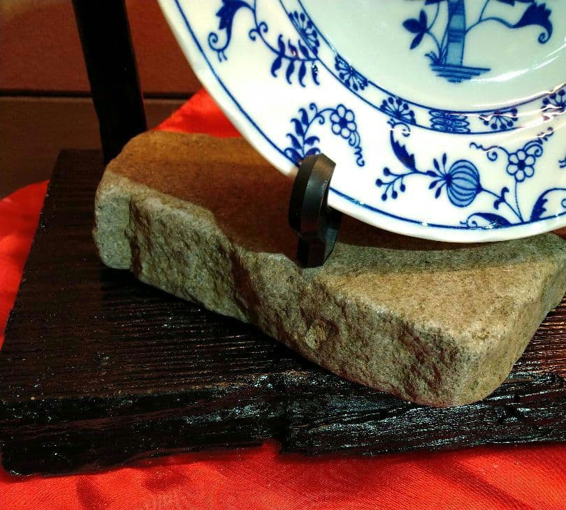 ♥インテリア３色流木・特大平石♥ハンドメード・アレンジ無限大オブジェ置物台セット