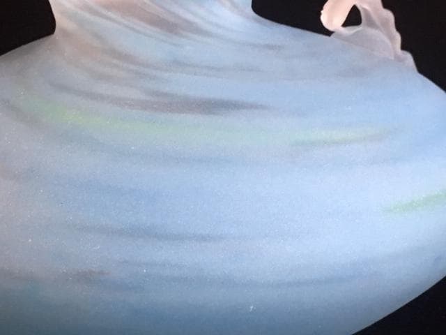 美品!! 「藤田喬平」 文化勲章受賞作家 手吹 花瓶