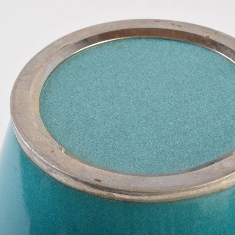 七宝焼　花文　花瓶　V　9050