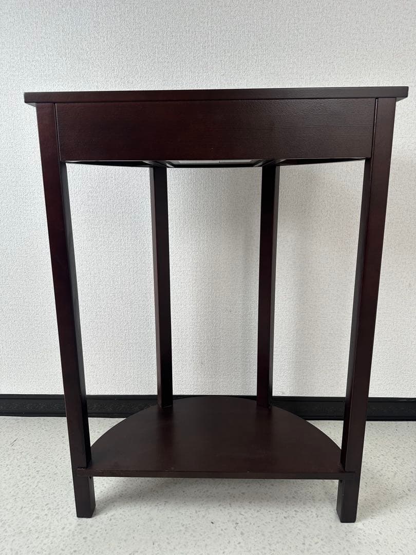 展示品 モダンスタイル ハーフムーン コンソール サイドテーブル※i4※