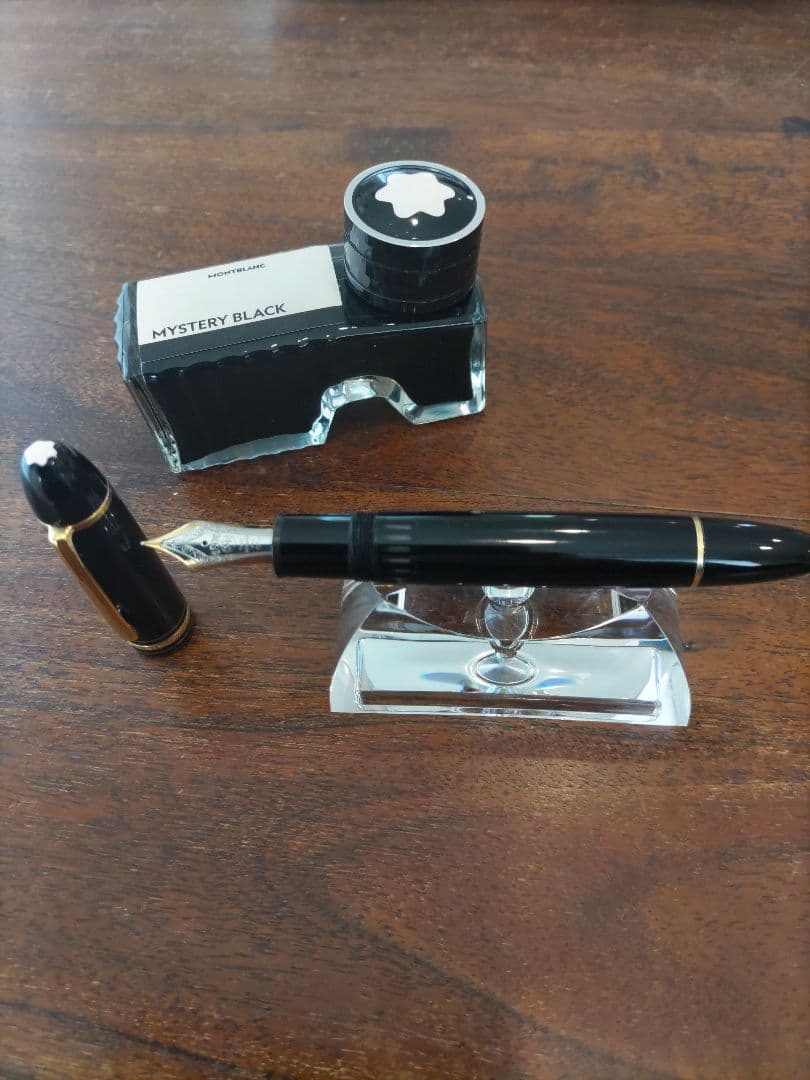 モンブラン149　Fニブ　細字 18K ミステリーブラック 新品インク付属