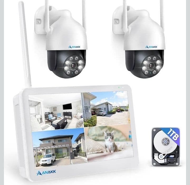 最安値★防犯カメラ 監視カメラ モニター付き 2台セット ★新品未使用