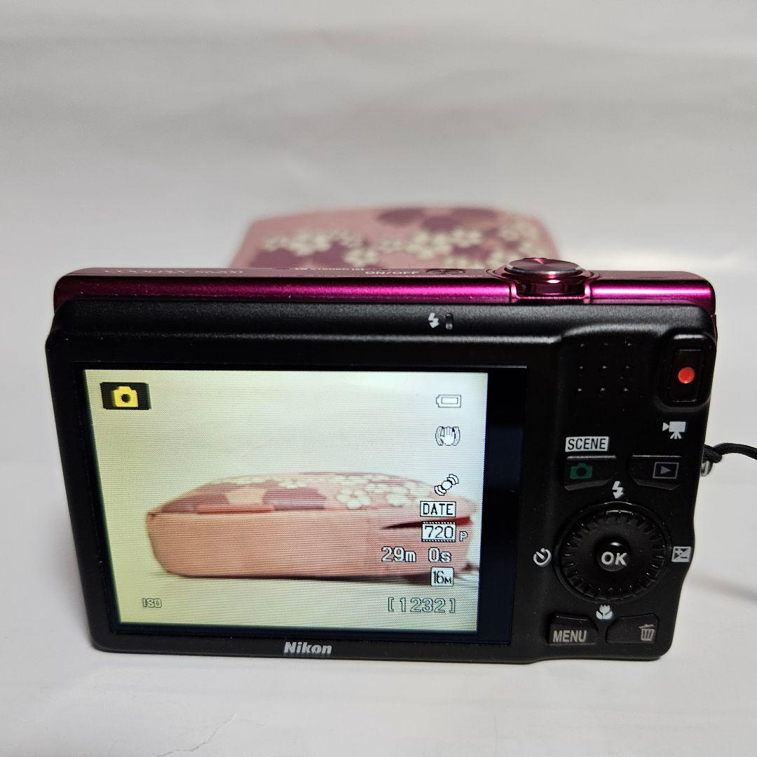 コンパクトデジカメ Nikon coolpix s6200 作動品 綺麗 11.
