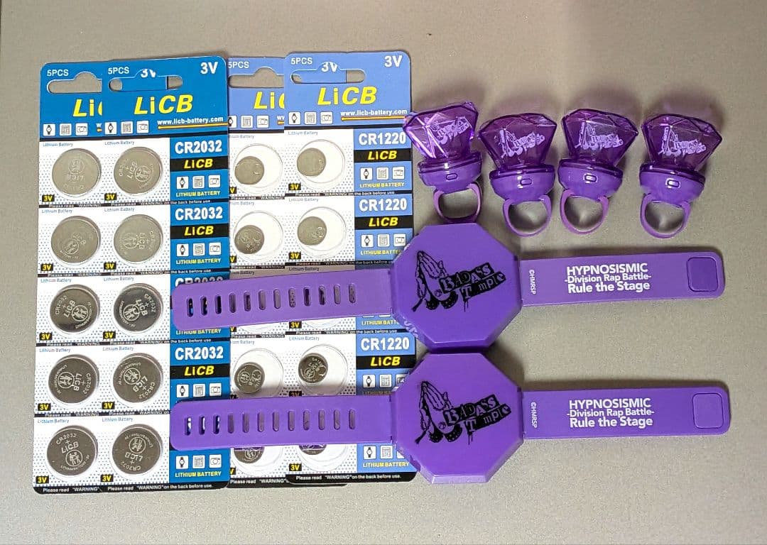 ヒプマイ　リングライト　ブレス　ナゴヤ　Nagoya　CR1220 CR2032