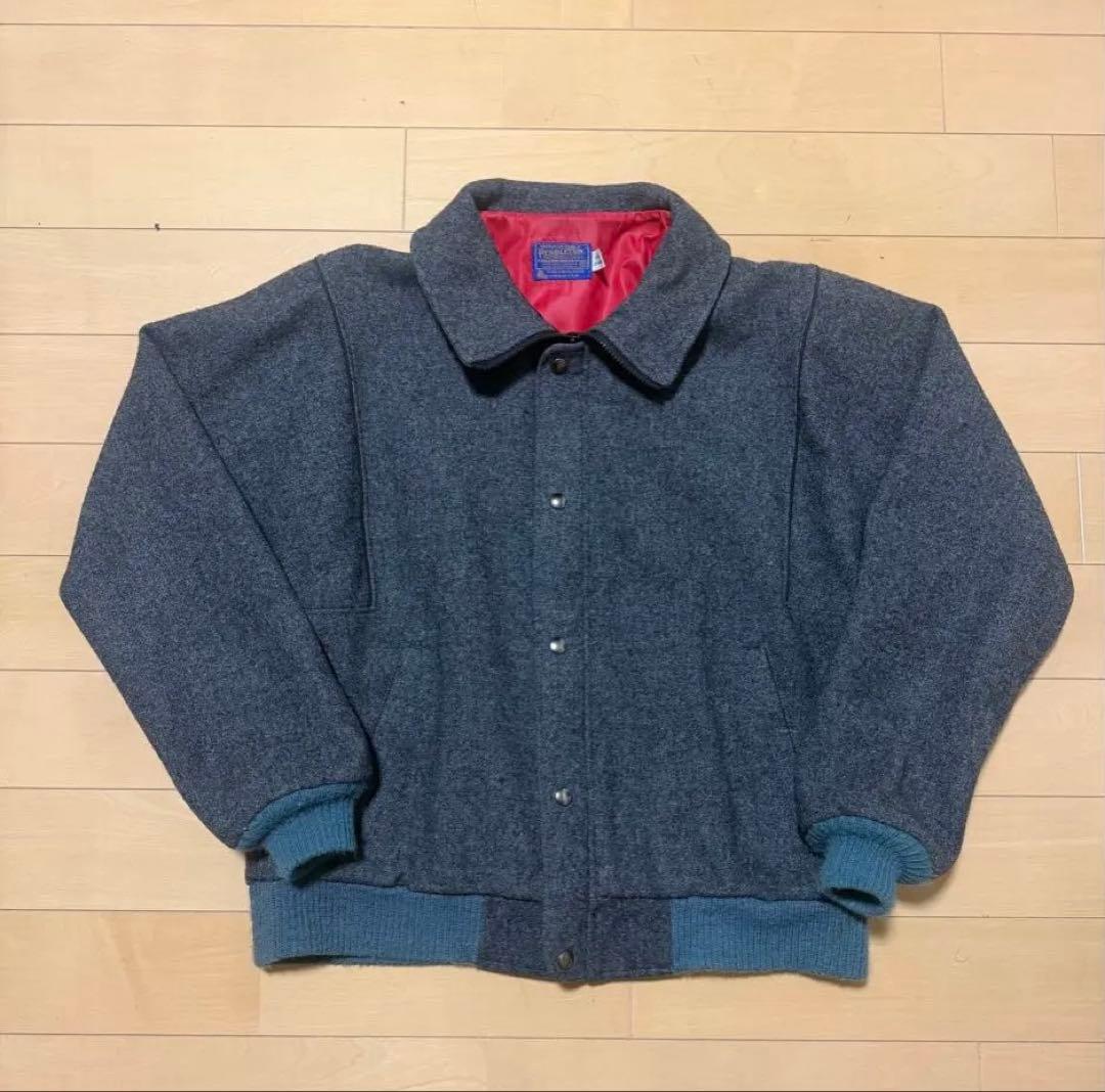 70s PENDLETON ウールジャケット　ブルゾン　Mサイズ　短丈　USA製