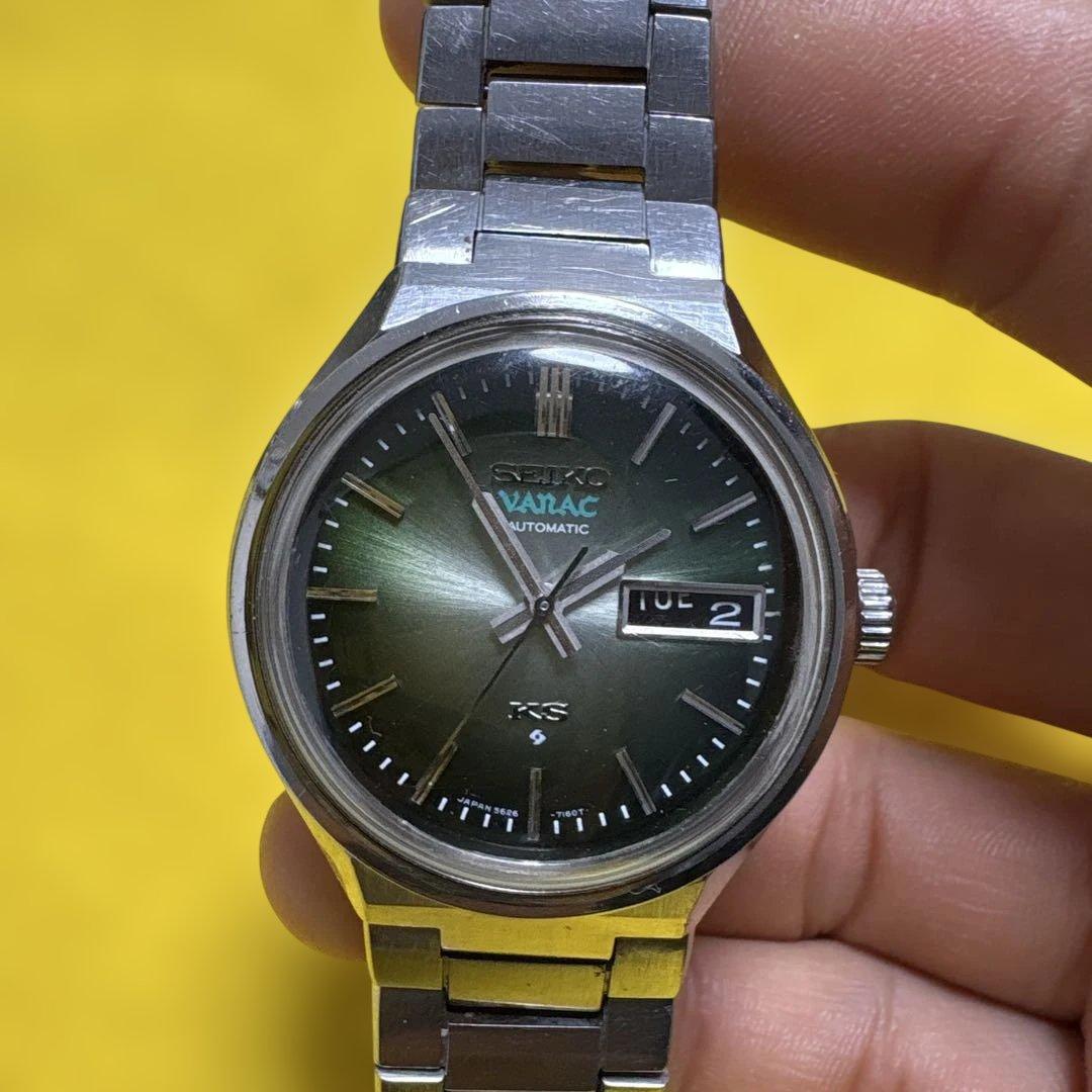 セイコー 自動巻き時計　KS 動作確認済みです。