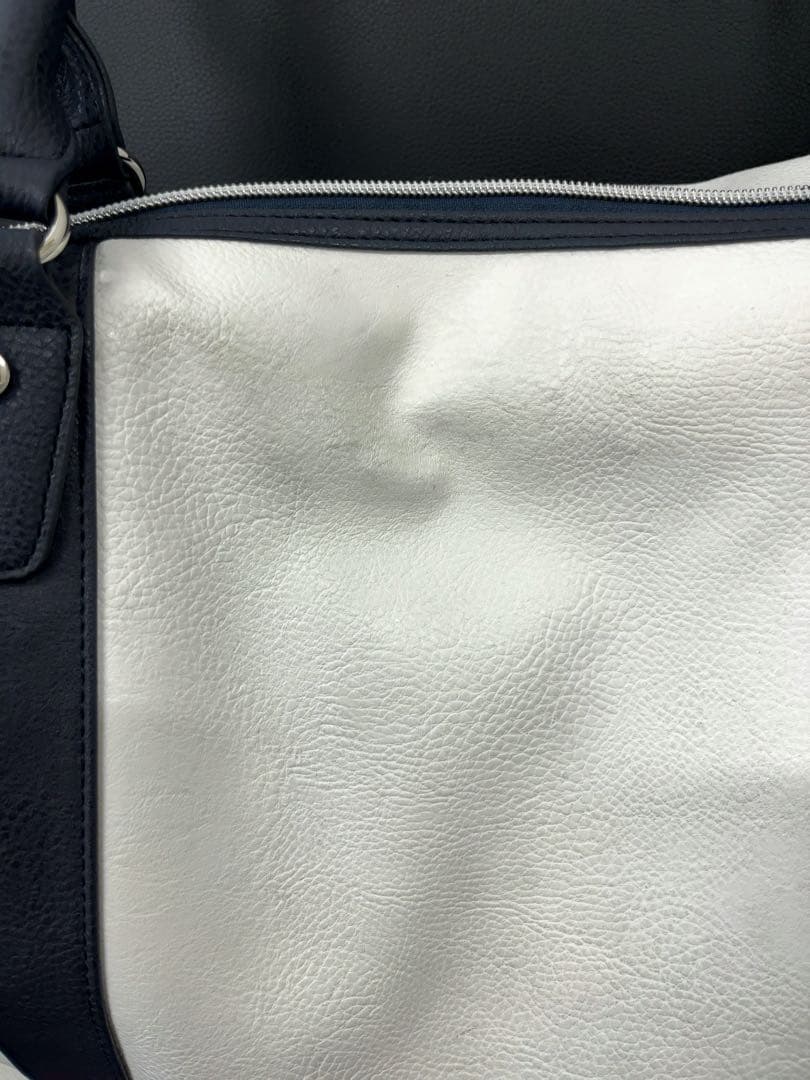 【非売品】ZENITH ゼニス　ノベルティボストンバッグ　ホワイト&ネイビー