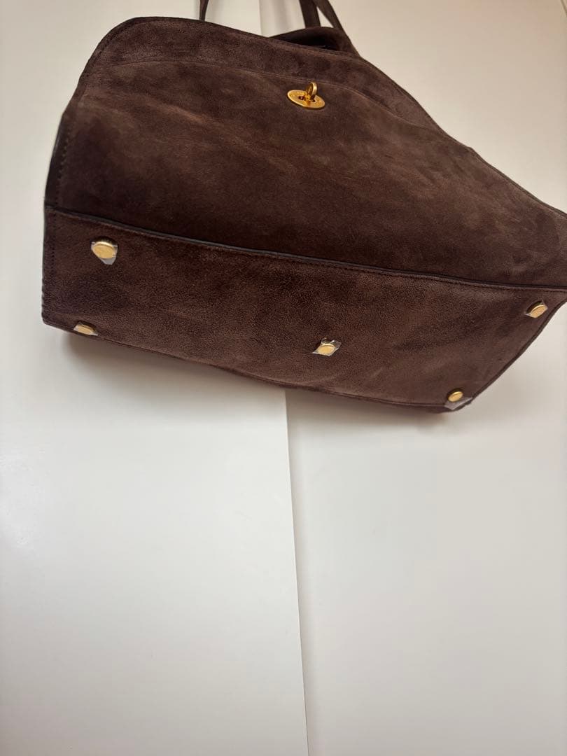 バッグ Elborn Momet Suede Mini Bag