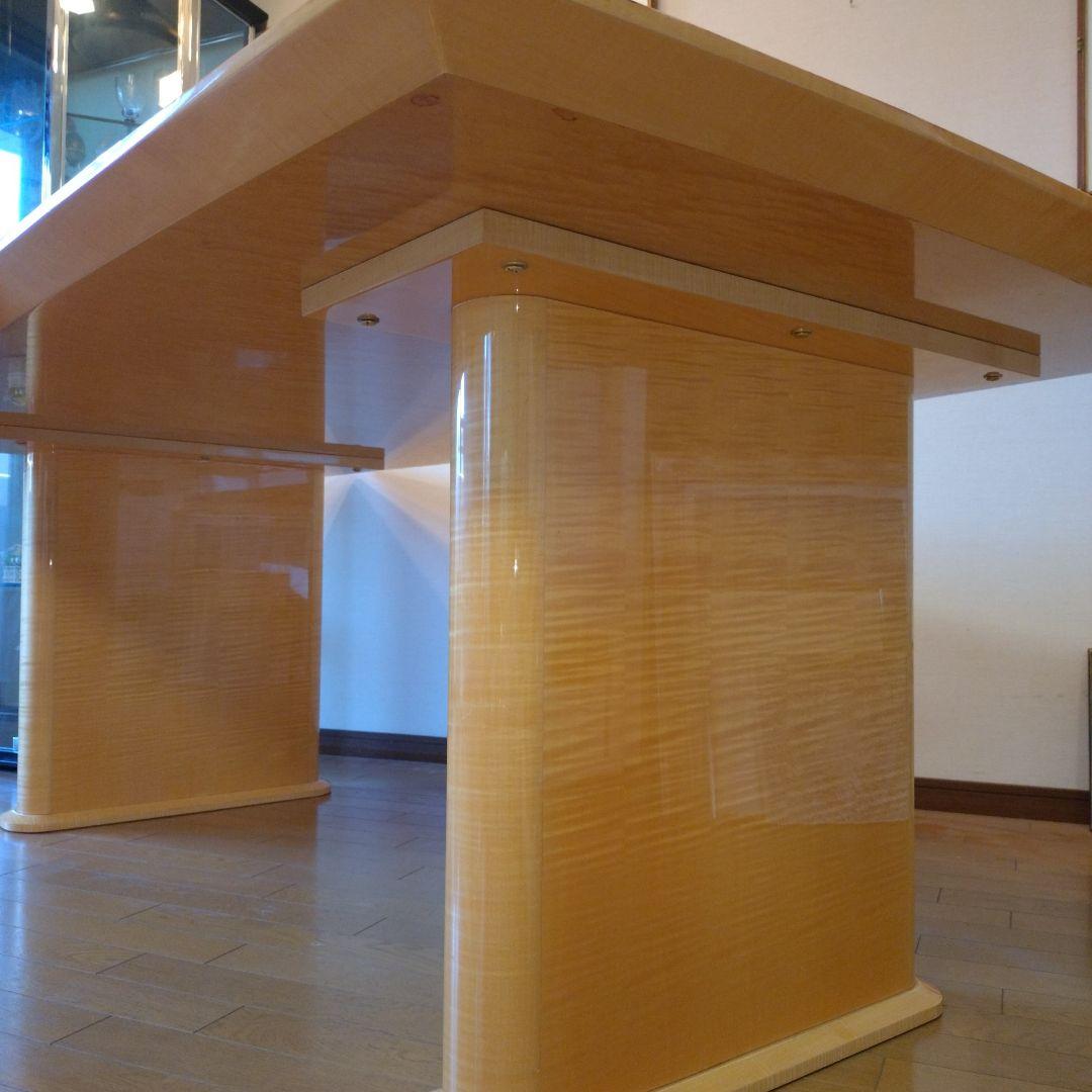 松創 ダイニングテーブル 6人掛け シカモアメープル 大塚家具 大型 W200㎝