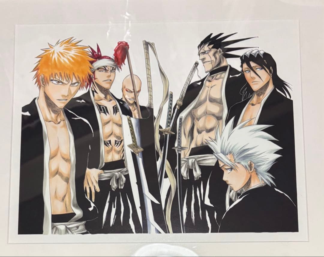 BLEACHブリーチ 複製原稿 複製原画 一護 恋次 一角 剣八 白哉 冬獅郎
