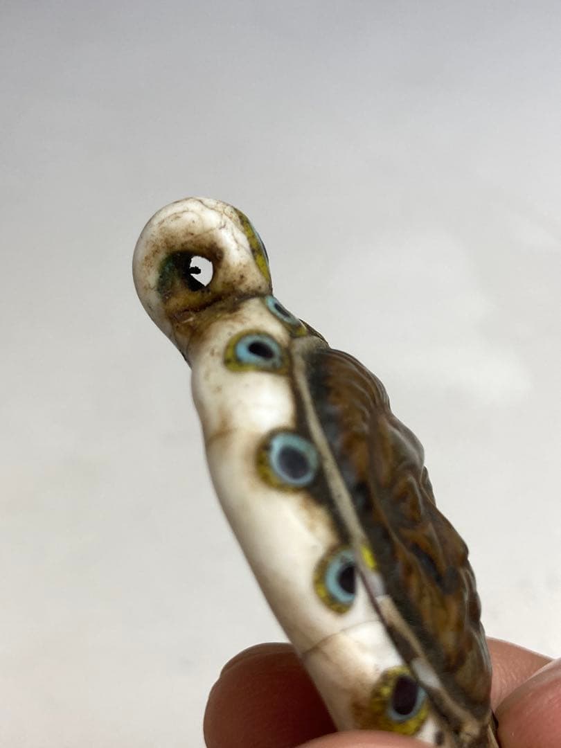 古代ローマンガラスペンダントトップ トンボ玉 アフガン出土