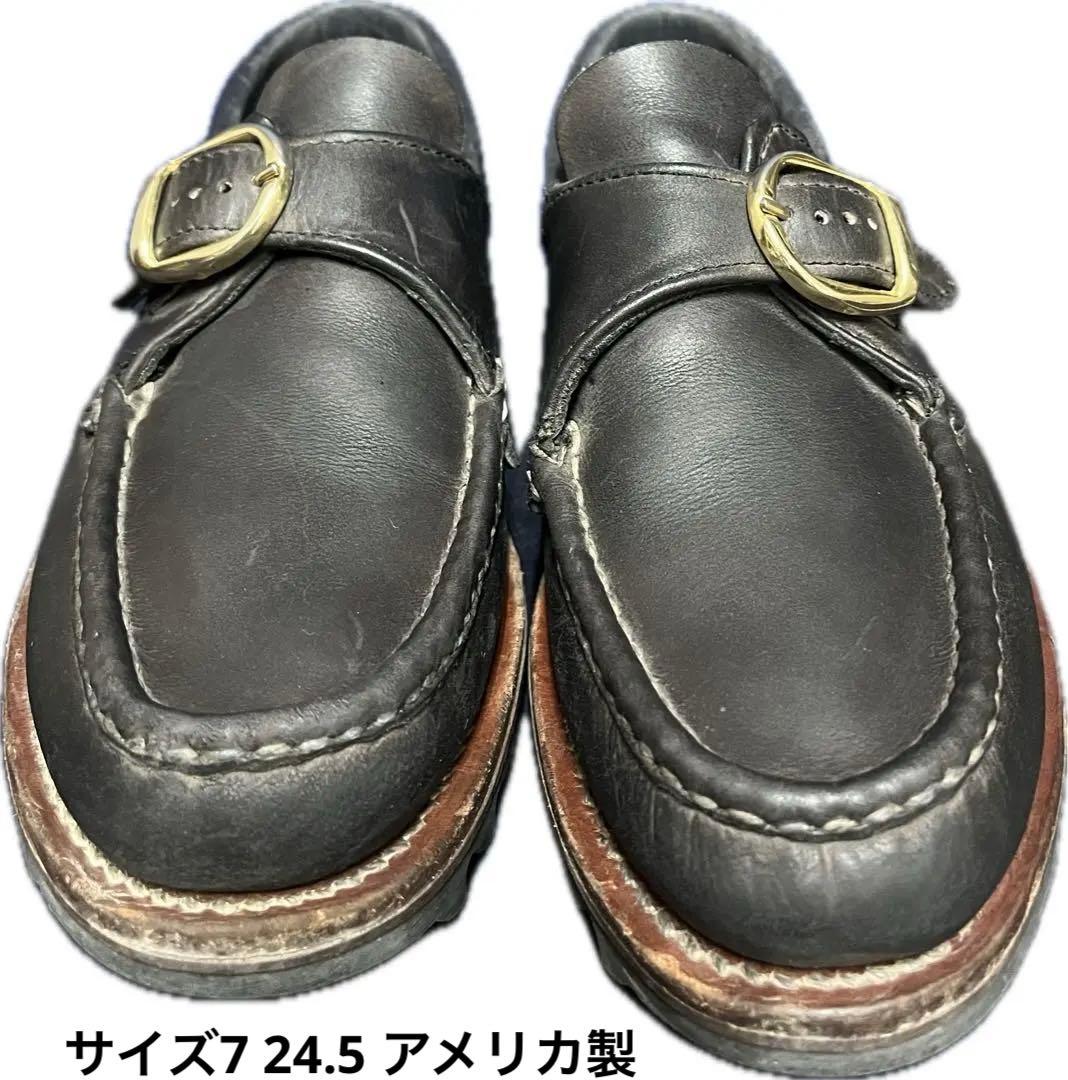 ラッセルモカシン　モンクストラップ　25 モカシン　アメリカ　25
