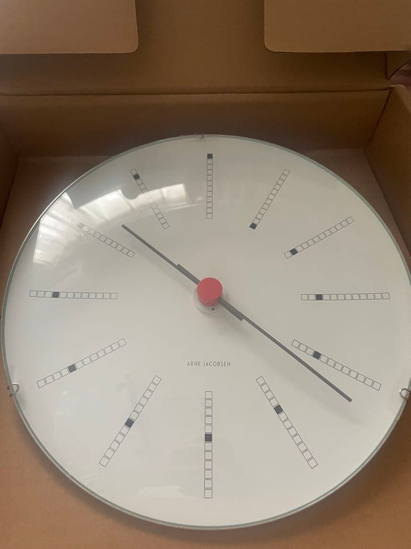 アルネ・ヤコブセン Bankers Clock 21cm