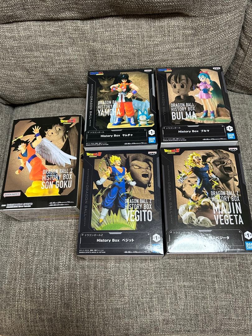 ドラゴンボール 孫悟空　ベジータヤムチャブルマ魔人ベジットフィギュア 5体セット