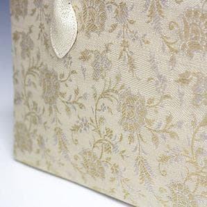 新品未使用 ！！特別セール！！ 織生地使用 利休バッグ　241228