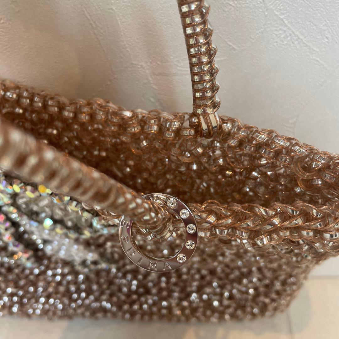 アンテプリマ　スタンダードワイヤーバック　ピンクシルバー