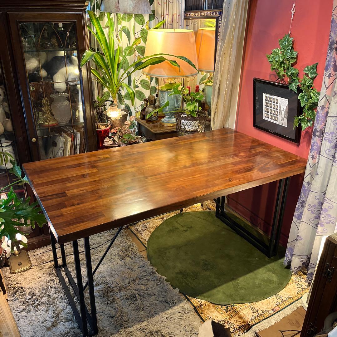 ☆hinotsuki☆引き取り価格 ウォールナット無垢　ダイニングテーブル