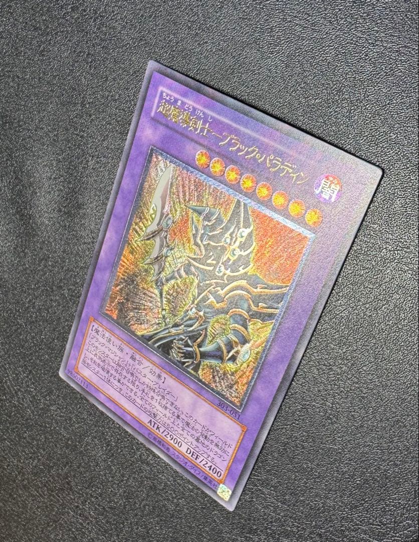 超魔導剣士ブラックパラディン/魔法使い族/ 遊戯王カード/レリーフ