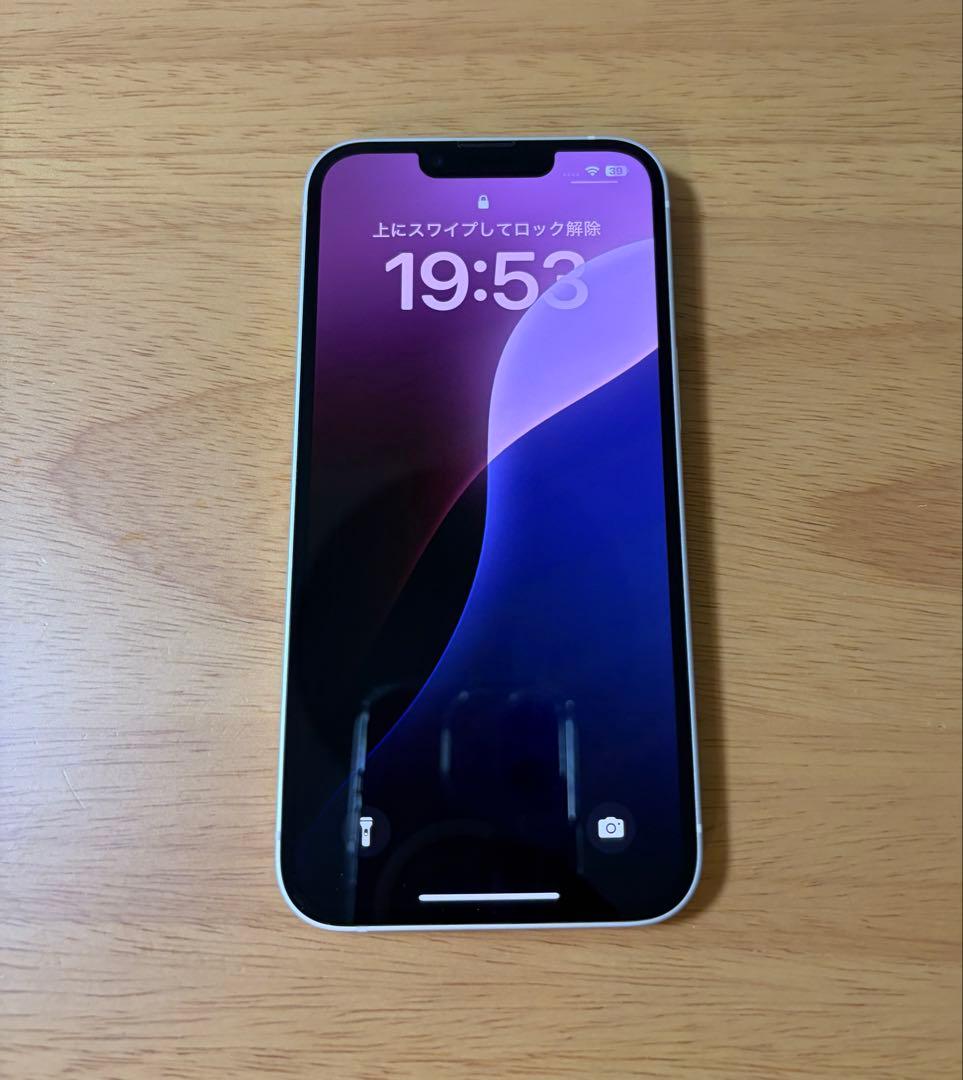 iPhone13 スターライト128GB docomo版 SIMロック解除