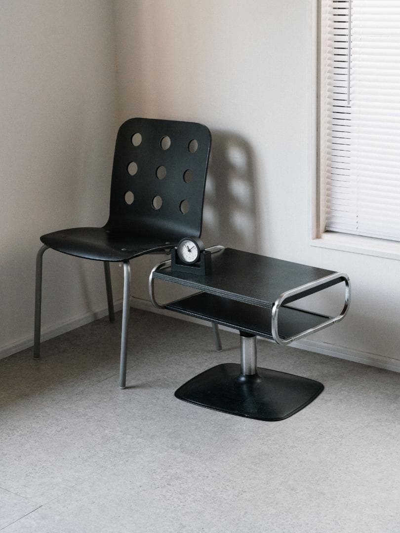 70-80's SHARP vintage 回転 サイドテーブル 昭和レトロ