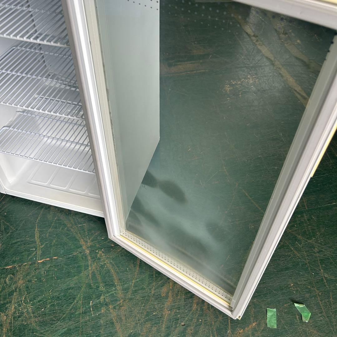 153業務用 冷蔵ショーケース オフィスコンビニ XW-105 左右開き 小型