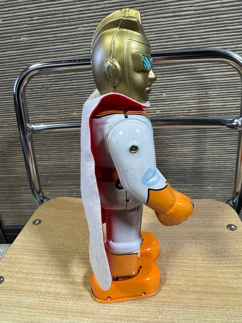 ビリケン商会　七色仮面　ブリキ玩具　ゼンマイ歩行 【希少ホビー】