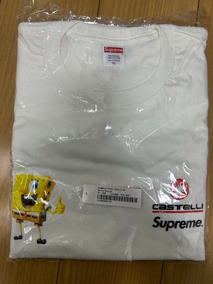 おヒゲさん　supreme SpongeBob Tシャツ　XL