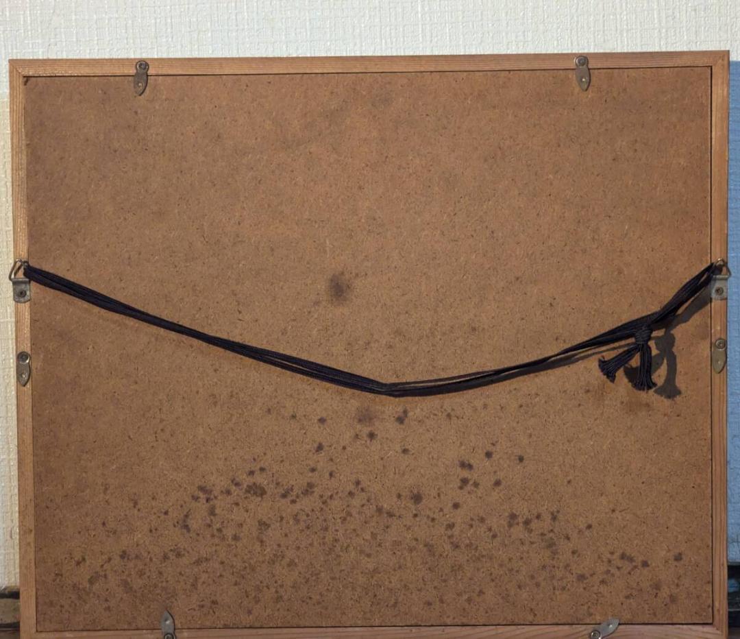 【真作】絵画　増田要人　油彩SM　港　力強いタッチ　温かみのある風景画　U96