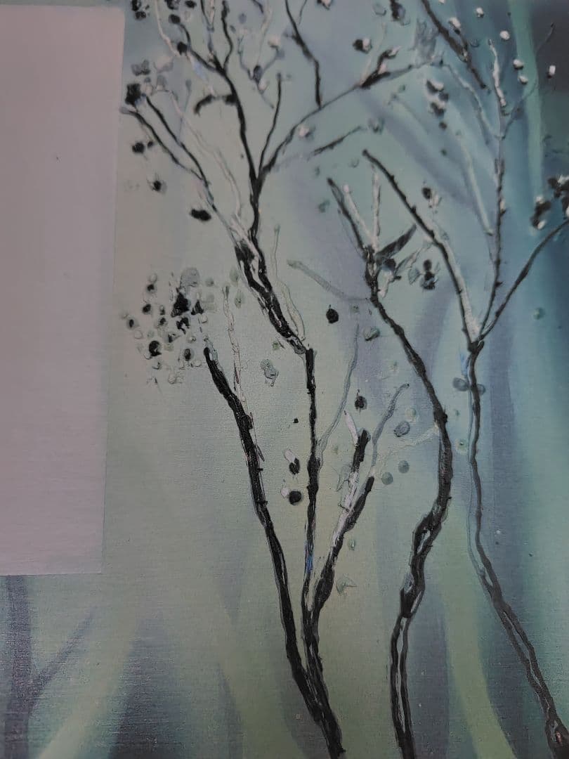 絵画 アクリル アート インテリア おしゃれ　風景画　植物　一点物　作家物　写実